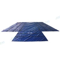 16 ft x 24ft Lightweight Heavy Duty 6 Feet Drop Lumber Tarp Steel Tarp For Flatbed Truck