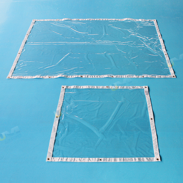 Clear PVC Tarp Heavy Duty Transparent Tarpaulin Waterproof Tent