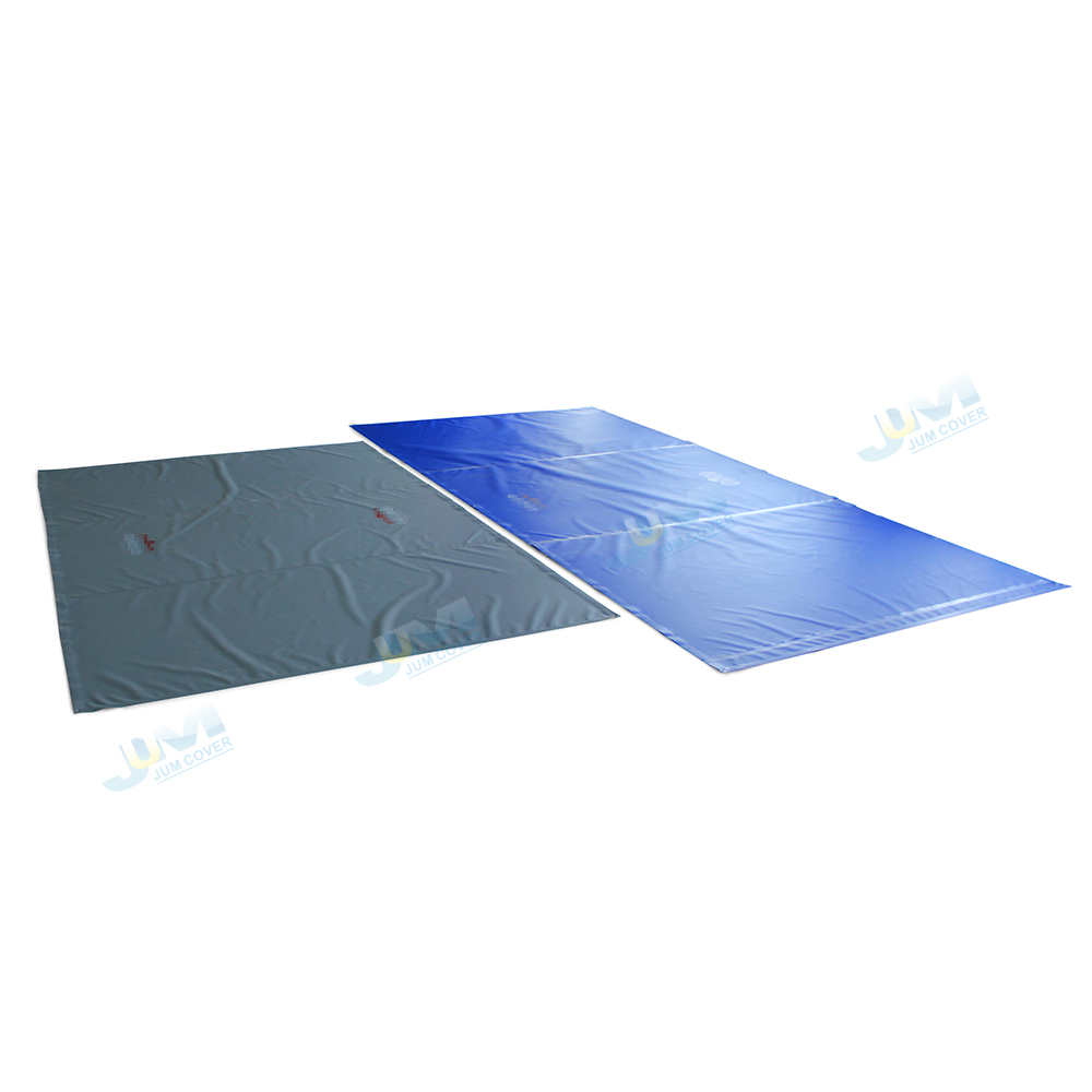 Custom Made Outdoor Heavy Duty Waterproof PVC Vinyl Tarpaulin Cover for Roofing Tarps