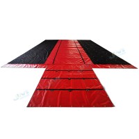 Flatbed trucking Loading PVC Tarps Lumber tarp