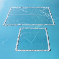 20 Mil Clear Heavy Duty Waterproof TARP Cover with Eyelets