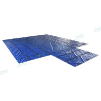 24x27 Heavy duty vinyl coated fabric flatbed lumber tarps
