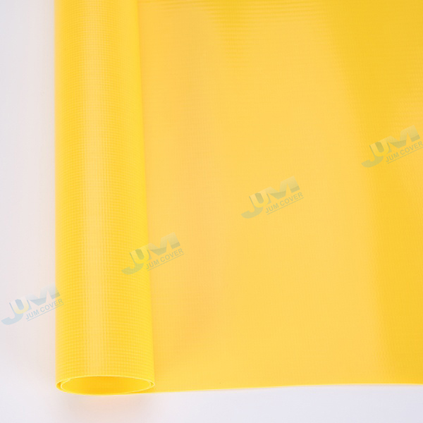 PVC knife coating fabric inflatable material-Lemon yellow