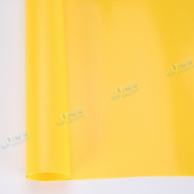 PVC knife coating fabric inflatable material-Lemon yellow