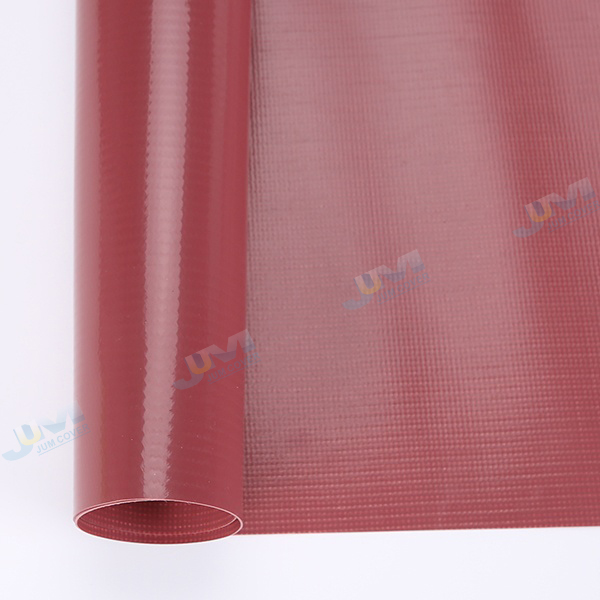 PVC knife coating fabric inflatable material-Dark brown