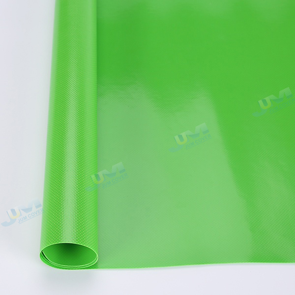 PVC knife coating fabric inflatable material-Dark grass green