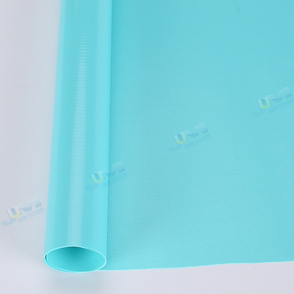 PVC knife coating fabric inflatable material-Beige blue