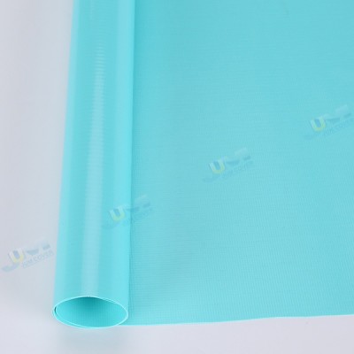 PVC knife coating fabric inflatable material-Beige blue