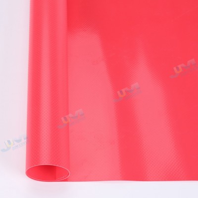 PVC knife coating fabric inflatable material-Rose red