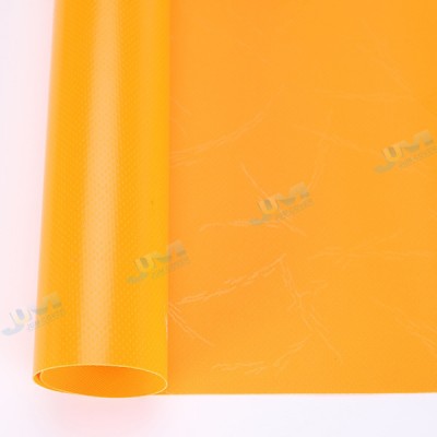 PVC knife coating fabric inflatable material-Dark orange