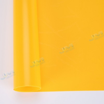 PVC knife coating fabric inflatable material-Dark orange