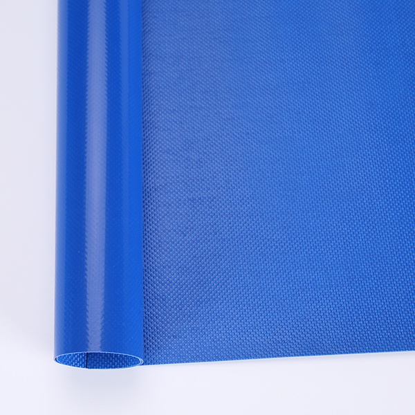 PVC knife coating fabric inflatable material-Positive blue