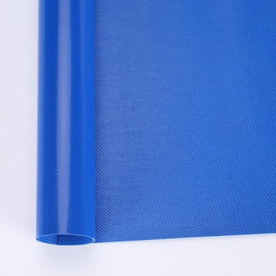 PVC knife coating fabric inflatable material-Positive blue