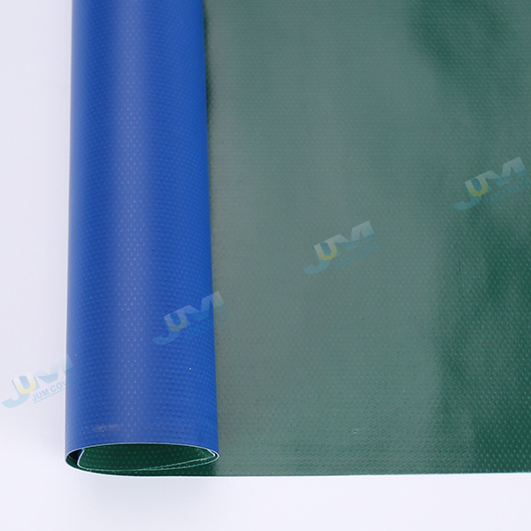 PVC knife coating fabric - Cover Tarpaulin Blue and Green