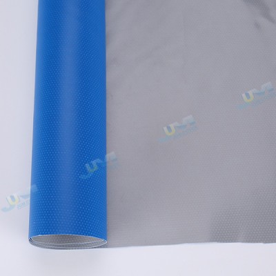 PVC knife coating fabric - Cover Tarpaulin Blue and Gray