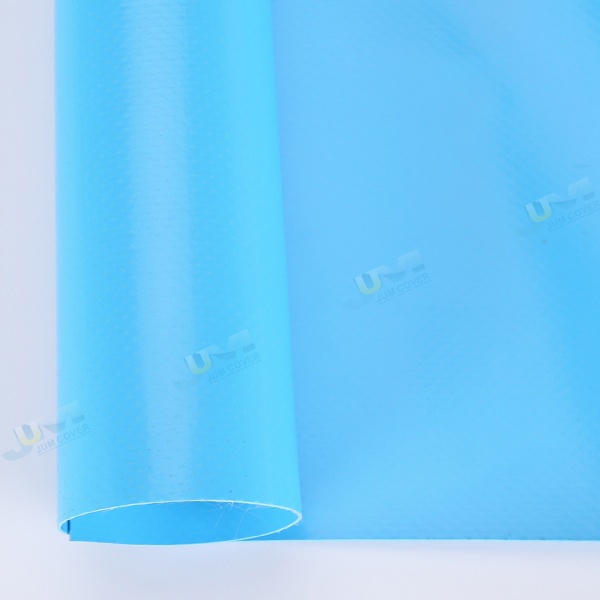 PVC knife coating fabric Membrane - Light sky blue