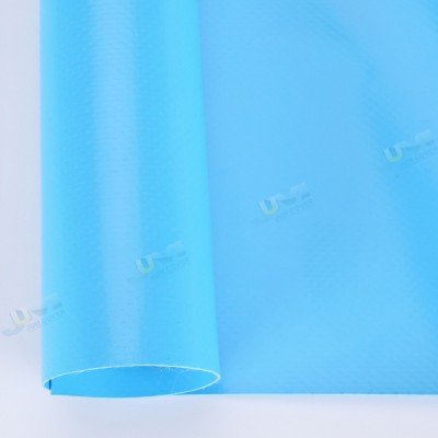 PVC knife coating fabric Membrane - Light sky blue