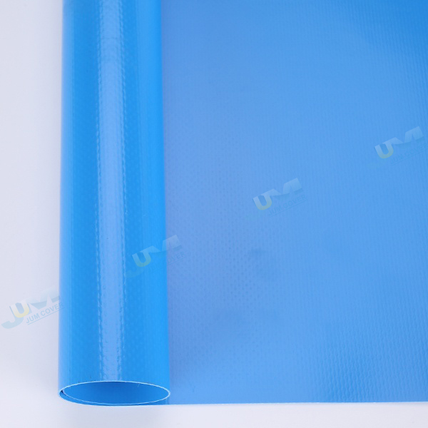 PVC knife coating fabric Membrane - Blue