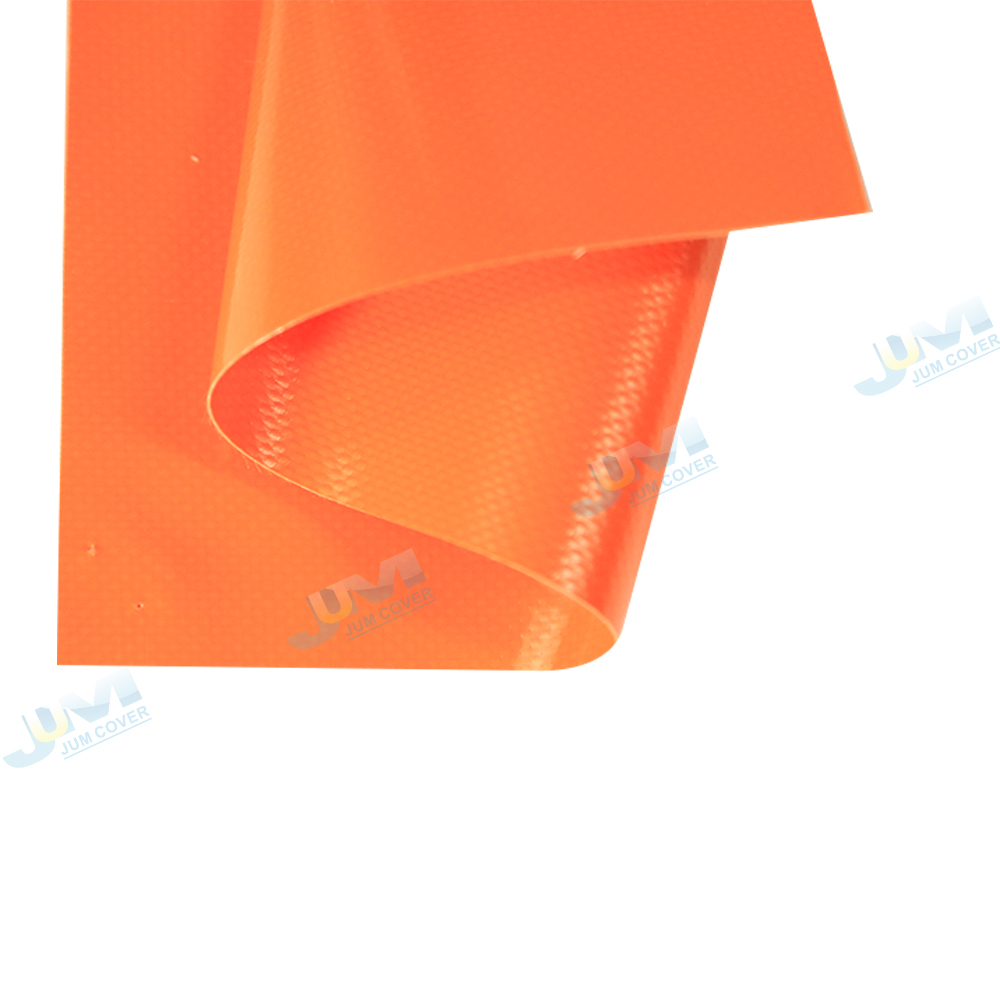 Factory Orange Tarpaulin Waterproof Plastic Tarpaulin Truck Cover Heavy Duty PVC Tarpaulin