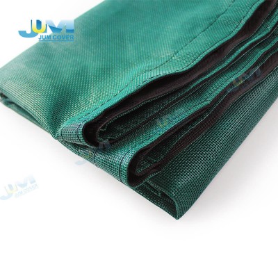 Vinyl Coated Mesh Fabric Sample - 55% Shade - Mesh Tarp Sample –