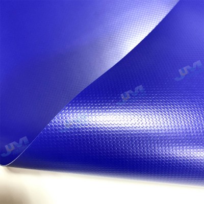 Hypalon coated polyester fabric 650gsm Blue tarpaulin 1000d*1000D 18*18 Glossy & Matte