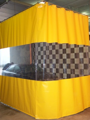 PVC Industrial Curtains & Divider Walls Warehouse Partition Walls Steel Guard Safety