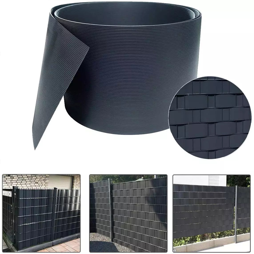 PVC Privacy Garden Fence Strip For Protection