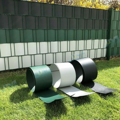 PVC privacy fencing zaun pvc sichtschutzstreifen Hart PVC Sichtschutzstreifen