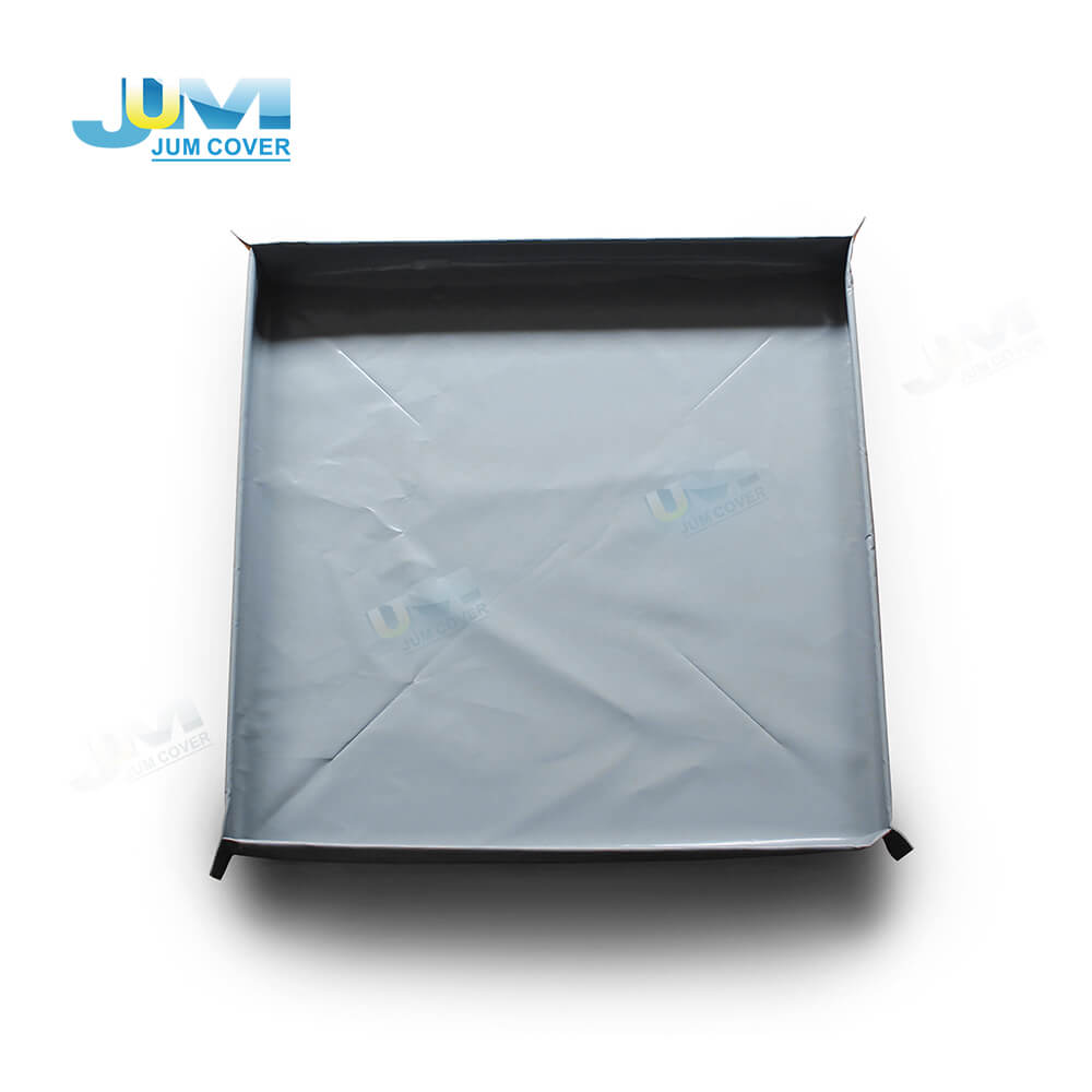 Foldable PVC Tray Folding Duck Pond Containment Berm Foam Sidewall