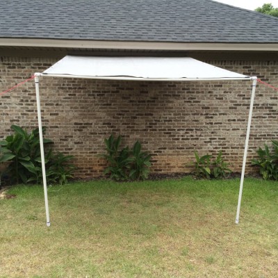 How to Build a Canopy Using PVC Pipes and PVC Tarp