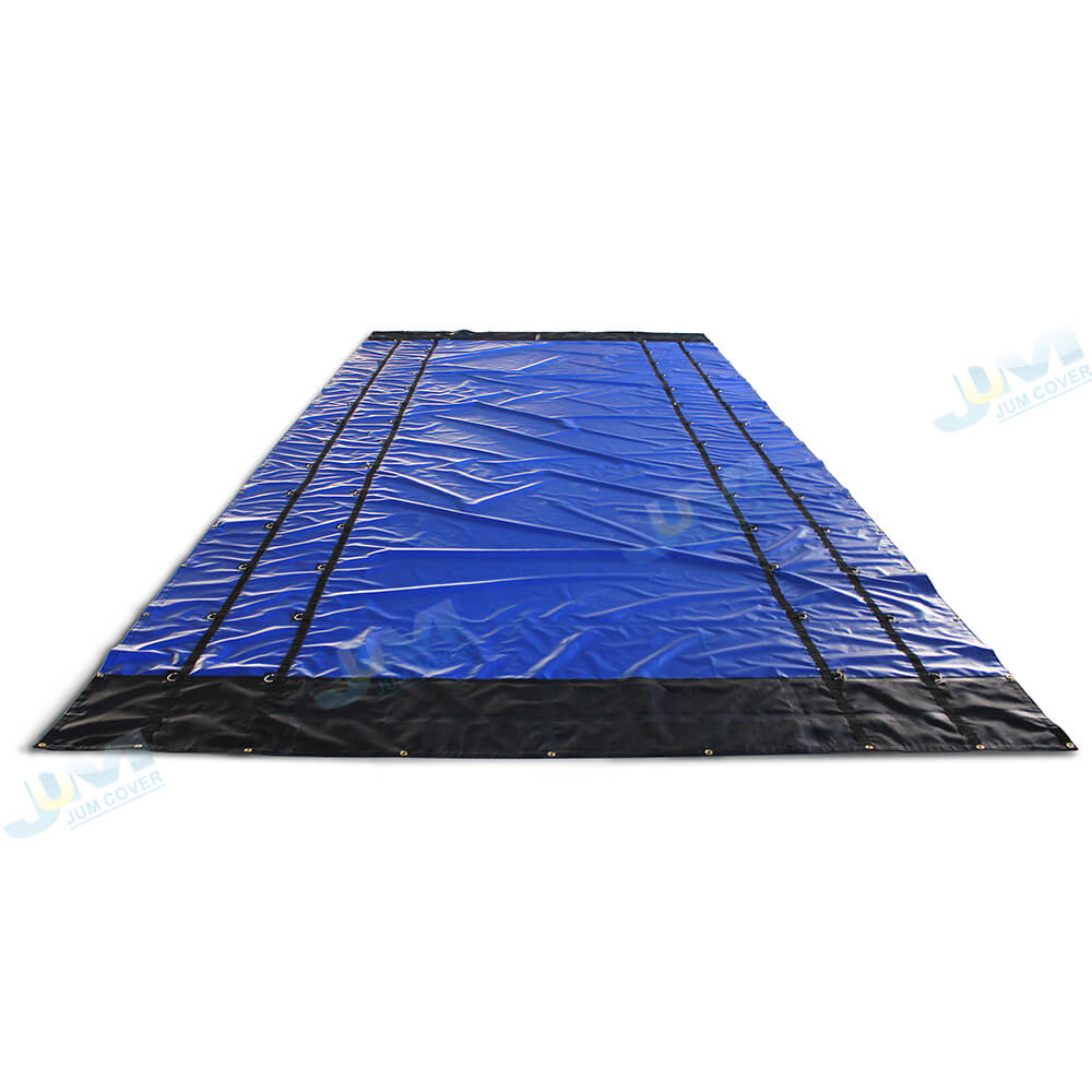 24' X 18' Heavy Duty Flatbed Trailer Steel Tarp - 18 Oz. Blue Tarp