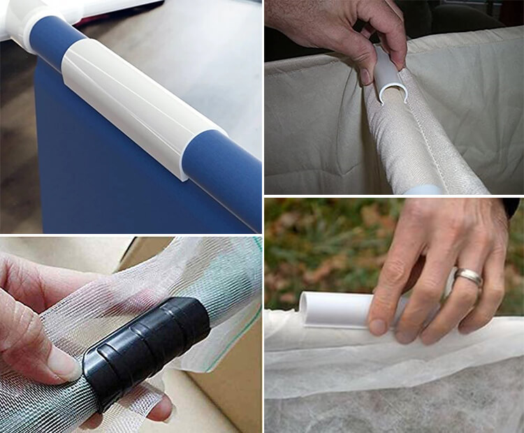 How to Clamp a PVC Tarp on a Two inch PVC Pipe jumtarps